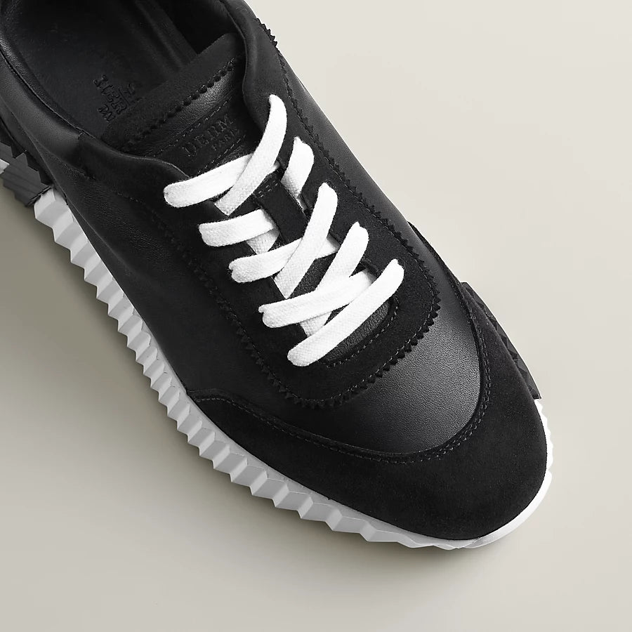 Bouncing Sneaker Wildleder Schwarz