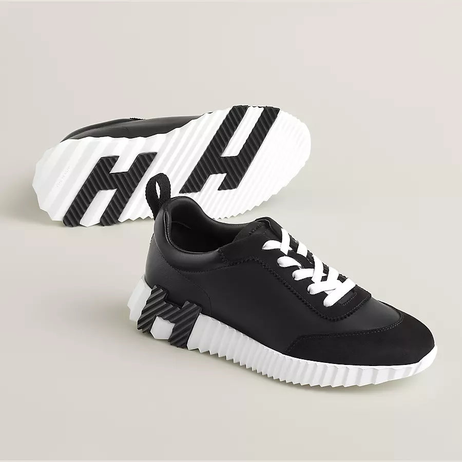 Bouncing Sneaker Wildleder Schwarz