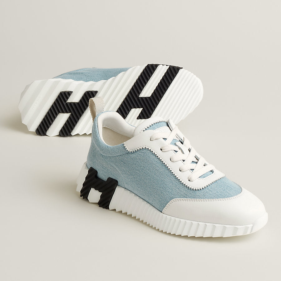 Bouncing Sneaker Hellblau / Weiß