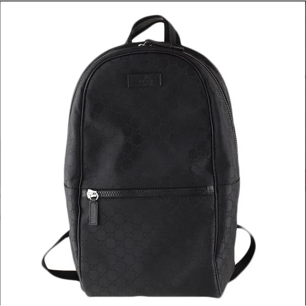 Schwarzer Rucksack aus GG-Stoff