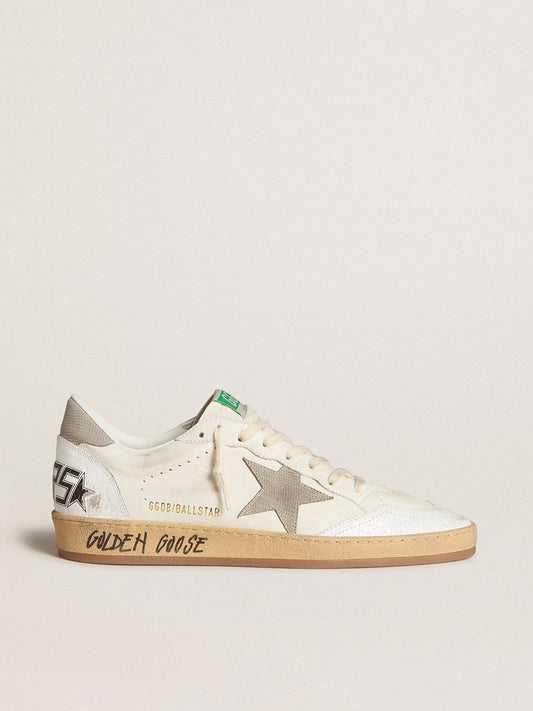 Ball Star in nappa with star and heel in grey nubuck
