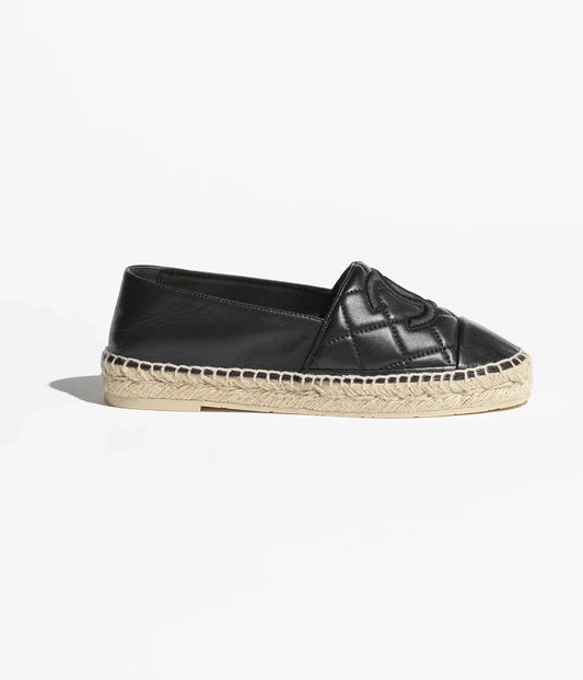 Schwarze Espadrilles