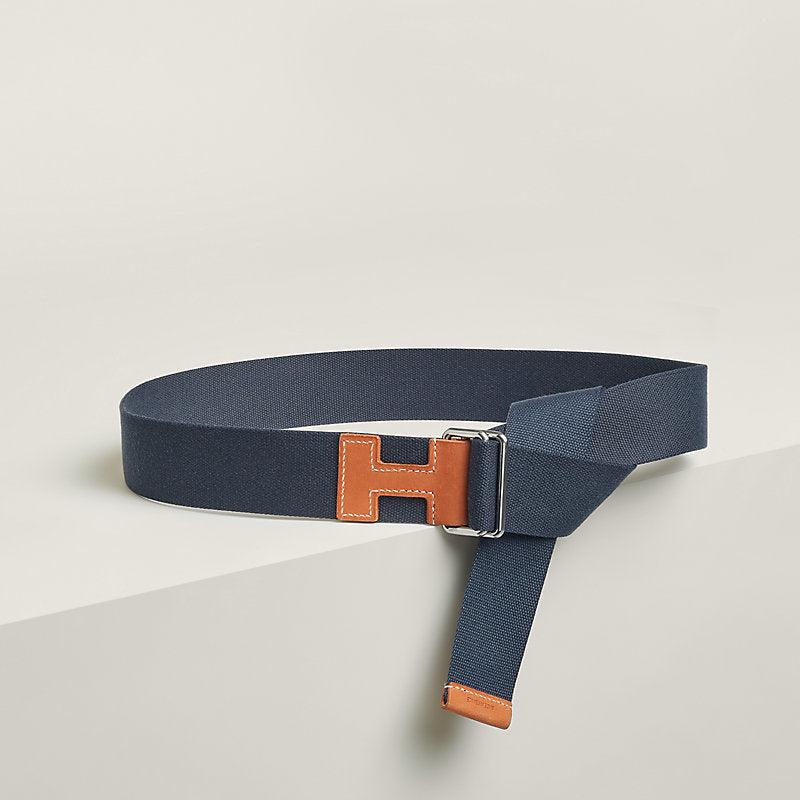 Nomade 40 Braun / Hellblauer Herrengürtel