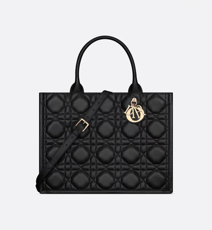Dior Book Tote Bag Groß Schwarz
