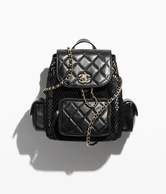 Schwarzer Rucksack
