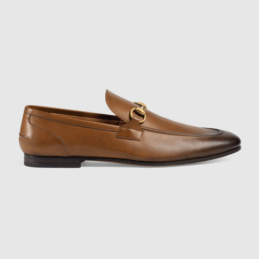 Men's GG Jordaan Loafer in Brown Leather