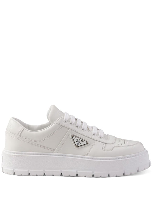 Scarpe in pelle bianca