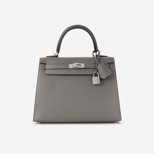 Kelly 25 - Meyer Grey Epsom