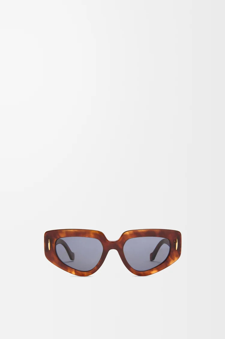 Small Butterfly Screen Sunglasses in Flamed Havana
