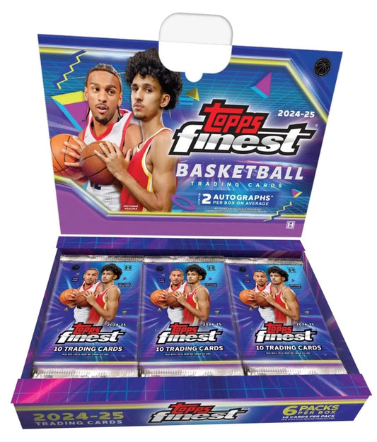 2024/25 Topps Finest Basketball Hobby 8 Box Case