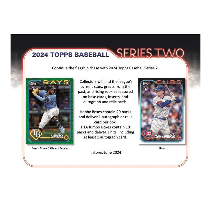 2024 Topps Series 2 Baseball Jumbo 6 Box Case — image 3