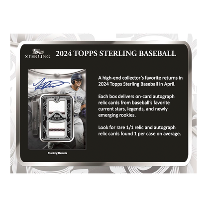 2024 Topps Sterling Baseball Hobby Box — image 3