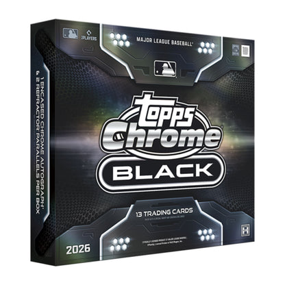 2026 Topps Chrome Black Baseball Hobby Box