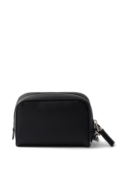 Black Saffiano pouch