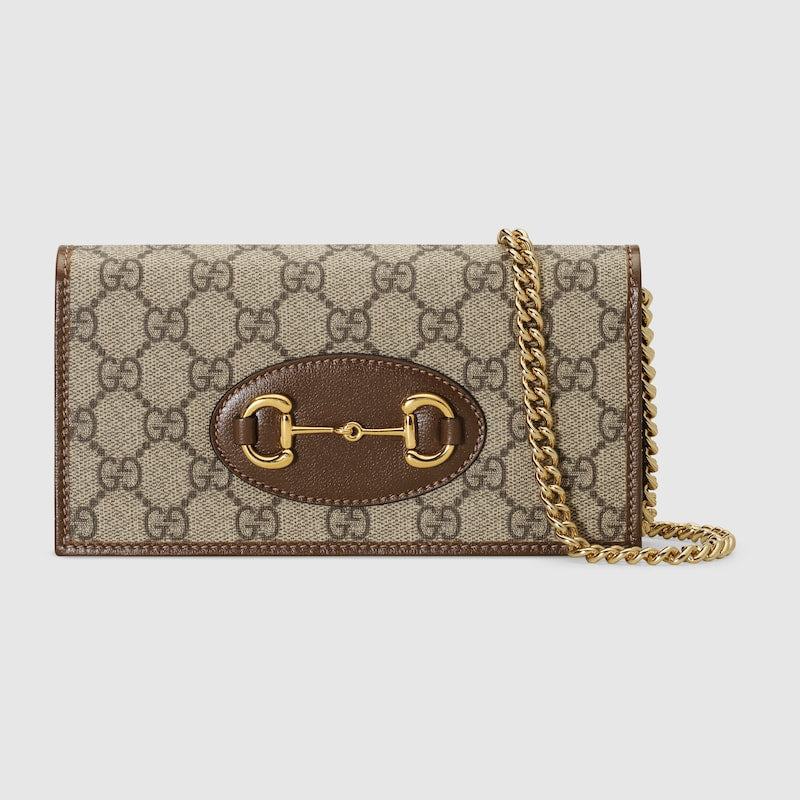 Horsebit 1955 Wallet With GG Supreme Chain