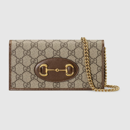 Horsebit 1955 Wallet With GG Supreme Chain