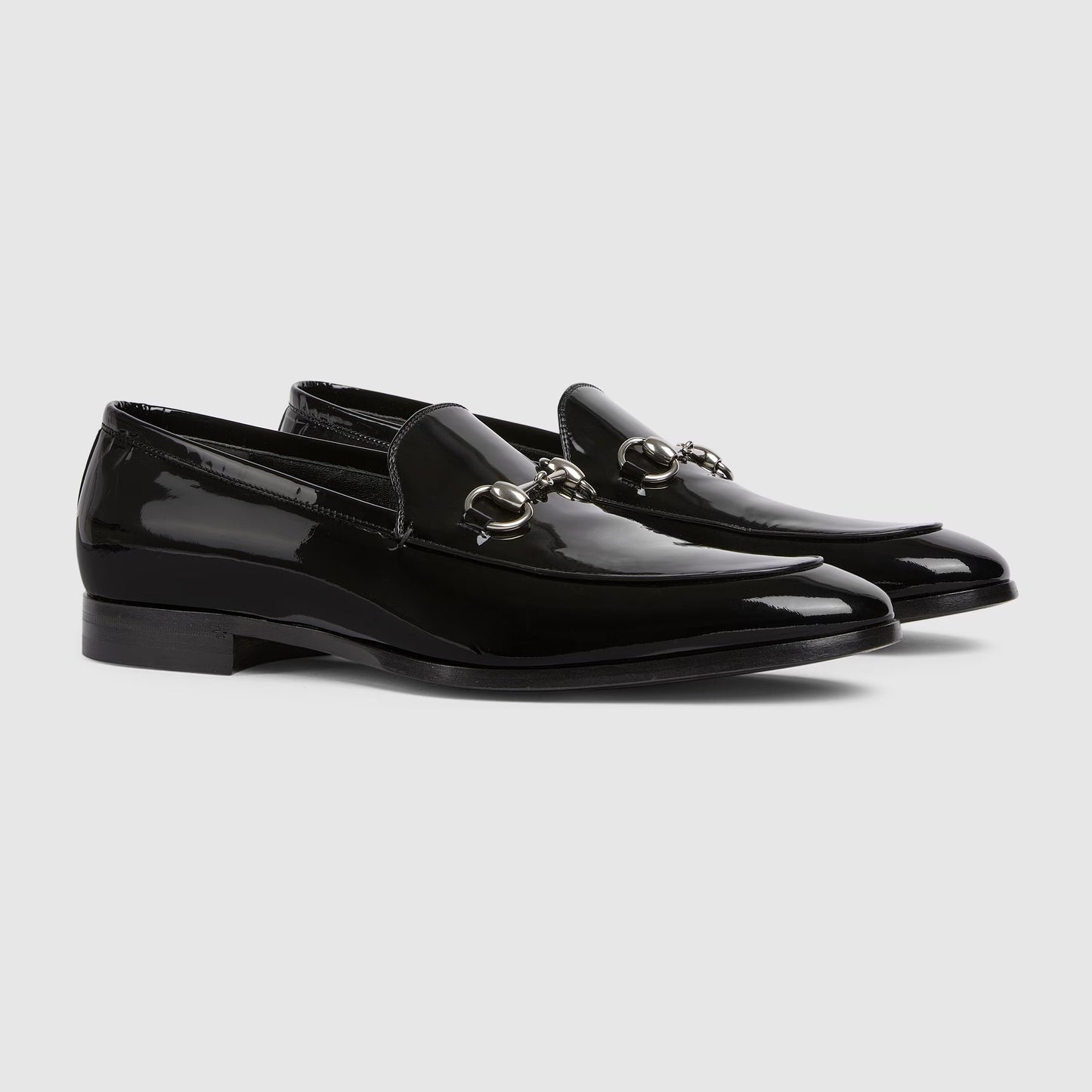 Men's Moccasin with Claw in Black Leather