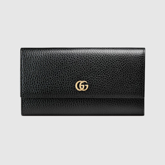 GG Marmont Black Continental Wallet