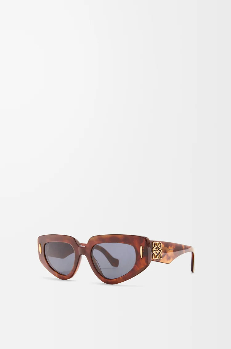 Small Butterfly Screen Sunglasses in Flamed Havana