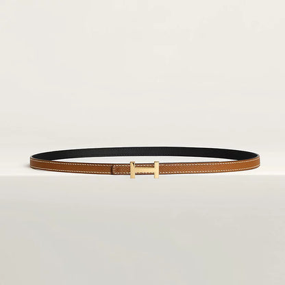 Focus &amp; Leather Wendegürtelschnalle 13 mm Schwarz/Gold Damen