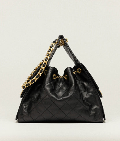 CHANEL 25 kleine schwarze Tasche