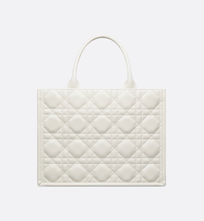 Große Dior Book Tote Bag Weiß