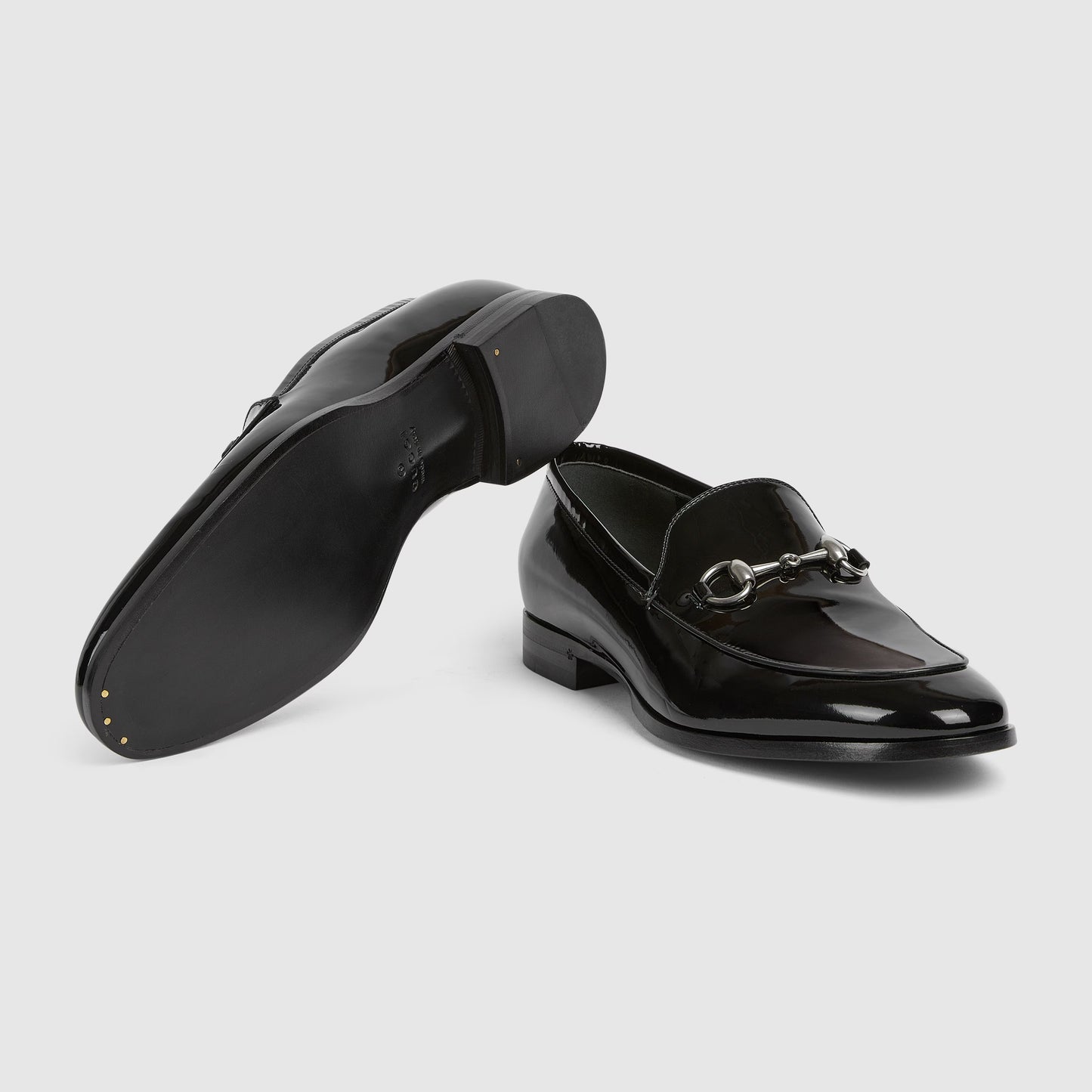 Men's Moccasin with Claw in Black Leather
