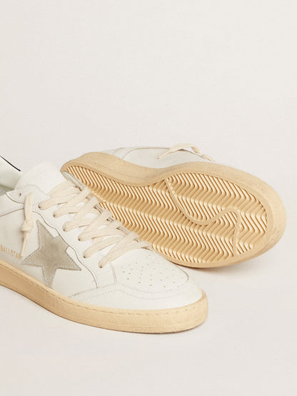 Ball Star with ice suede star and blue leather heel tab
