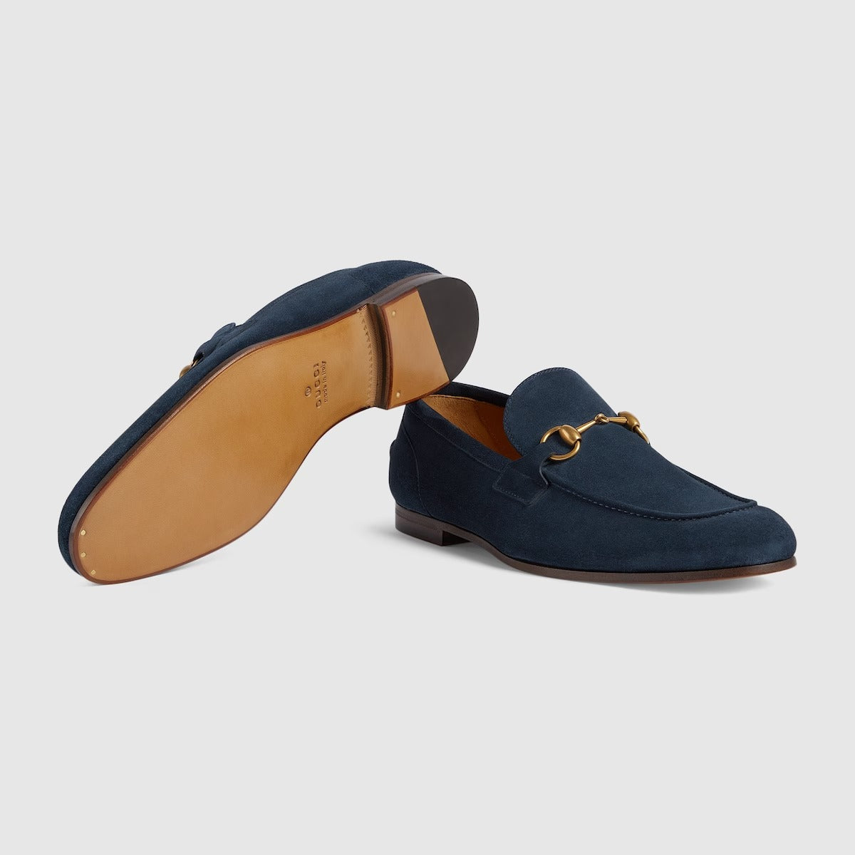 Men's GG Jordaan loafer in blue suede