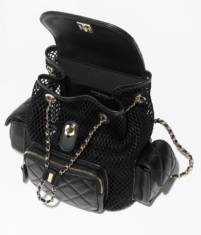 Schwarzer Rucksack