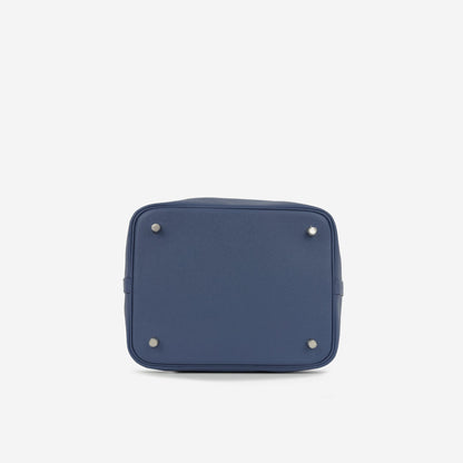 Picotin 22 Leather Braid - Ink Blue / Black / Epsom Brick
