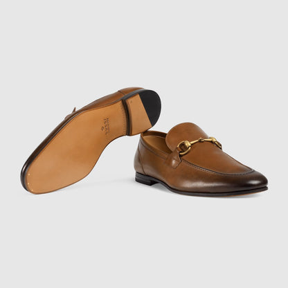 Men's GG Jordaan Loafer in Brown Leather