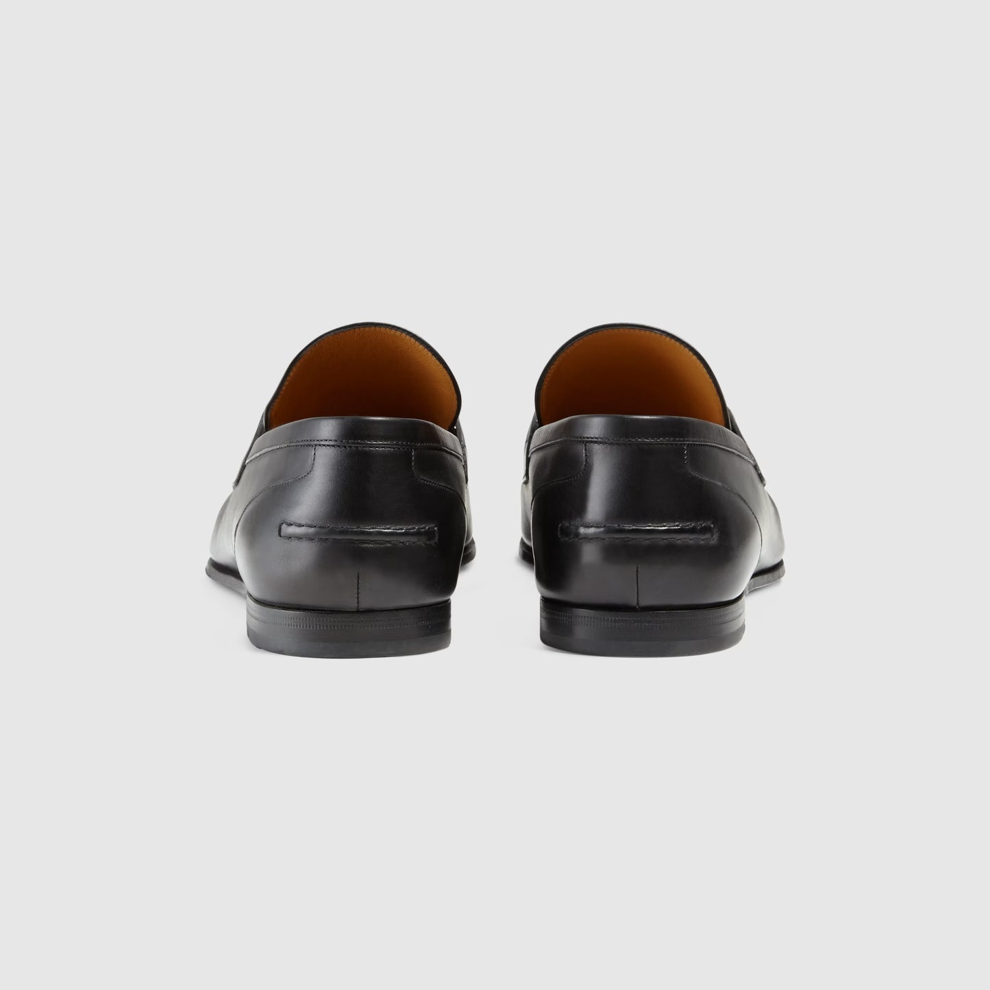 Men's GG Jordaan Loafer in Black with Gold Buckle
