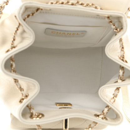 Weißer Rucksack