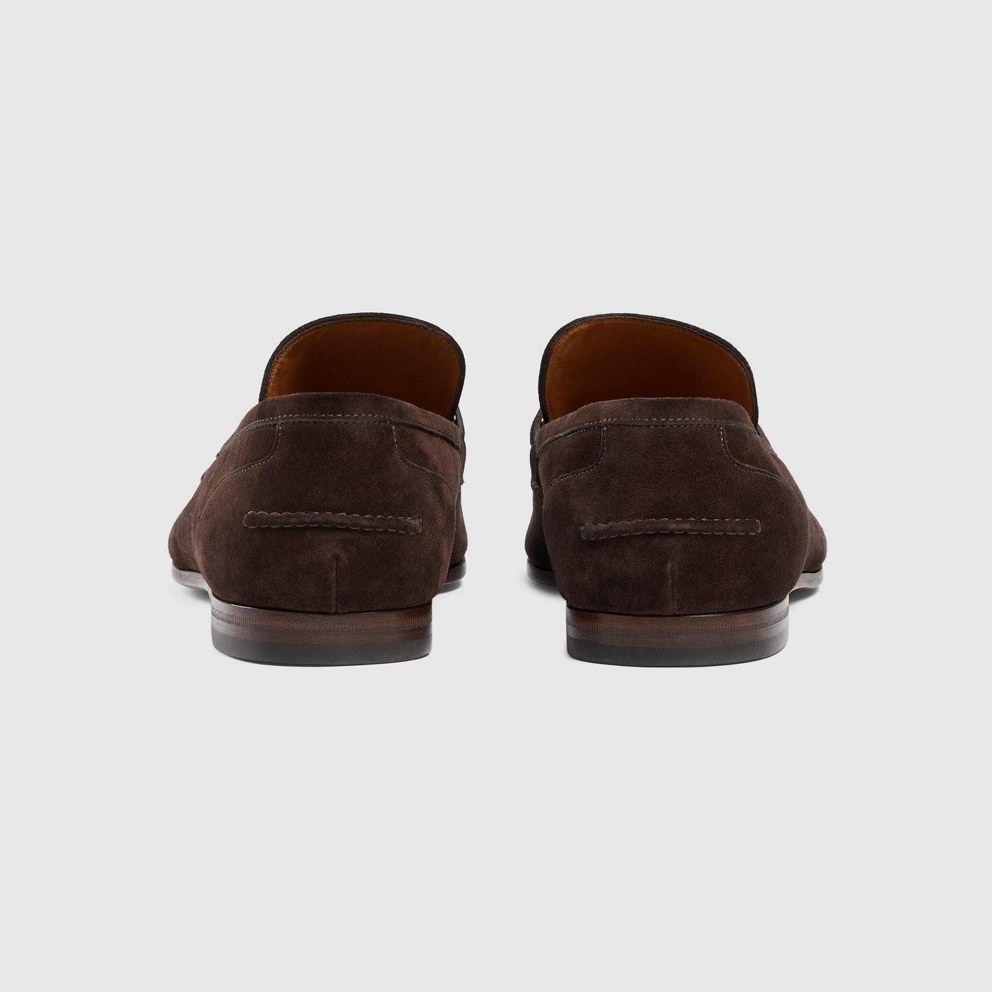 Men's GG Jordaan Loafer in Dark Brown Suede