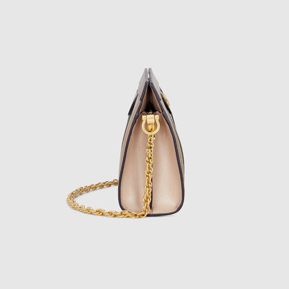 Ophidia – Mittlere Schultertasche aus GG Supreme in Beige