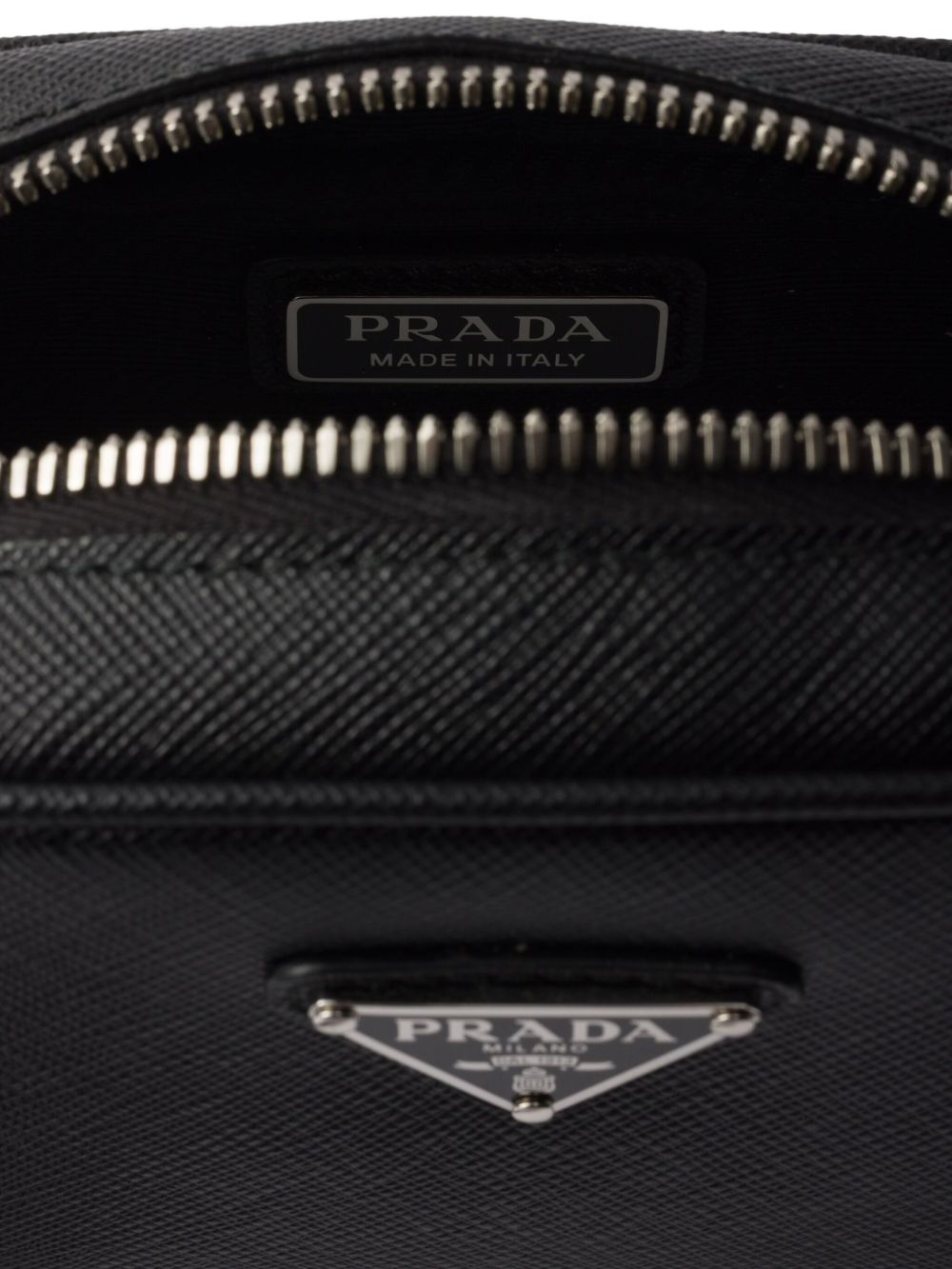 Black Saffiano pouch