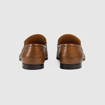Men's GG Jordaan Loafer in Brown Leather