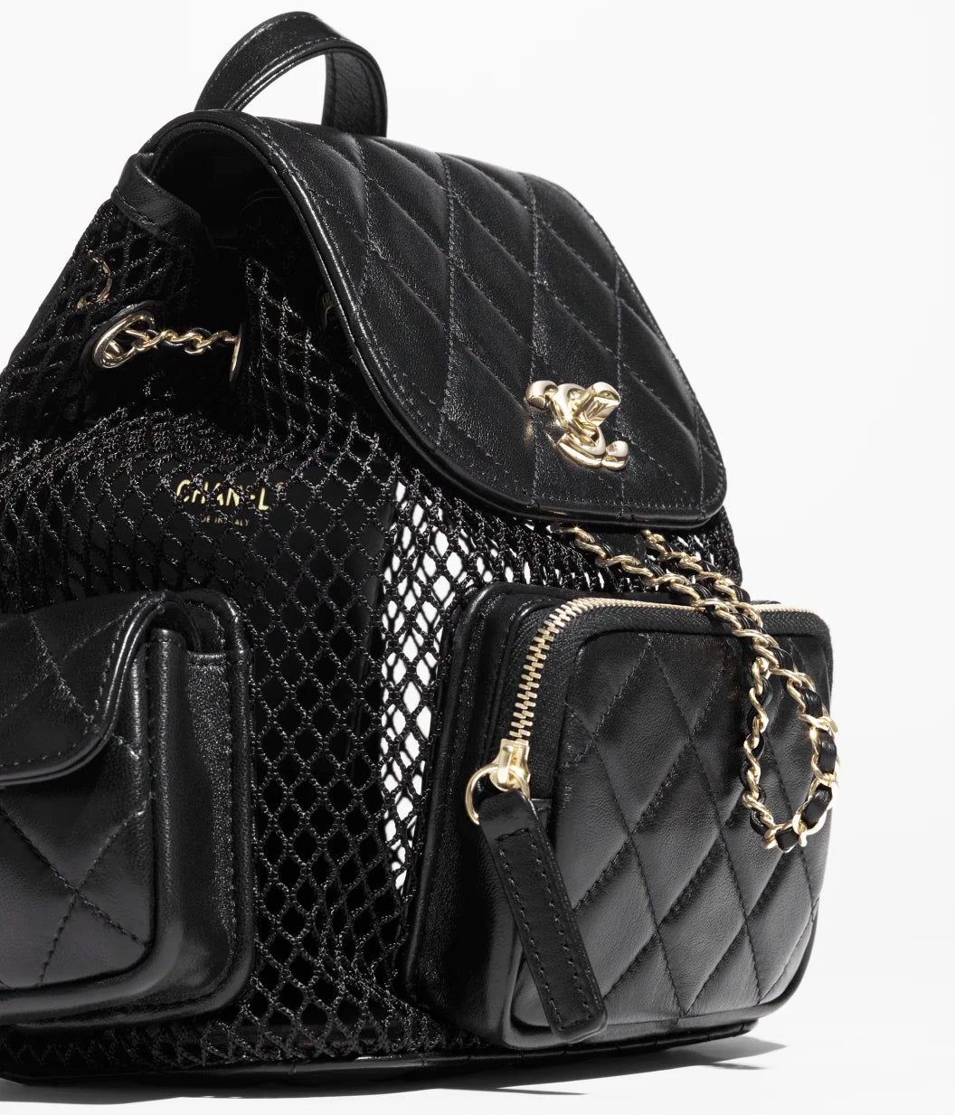 Schwarzer Rucksack