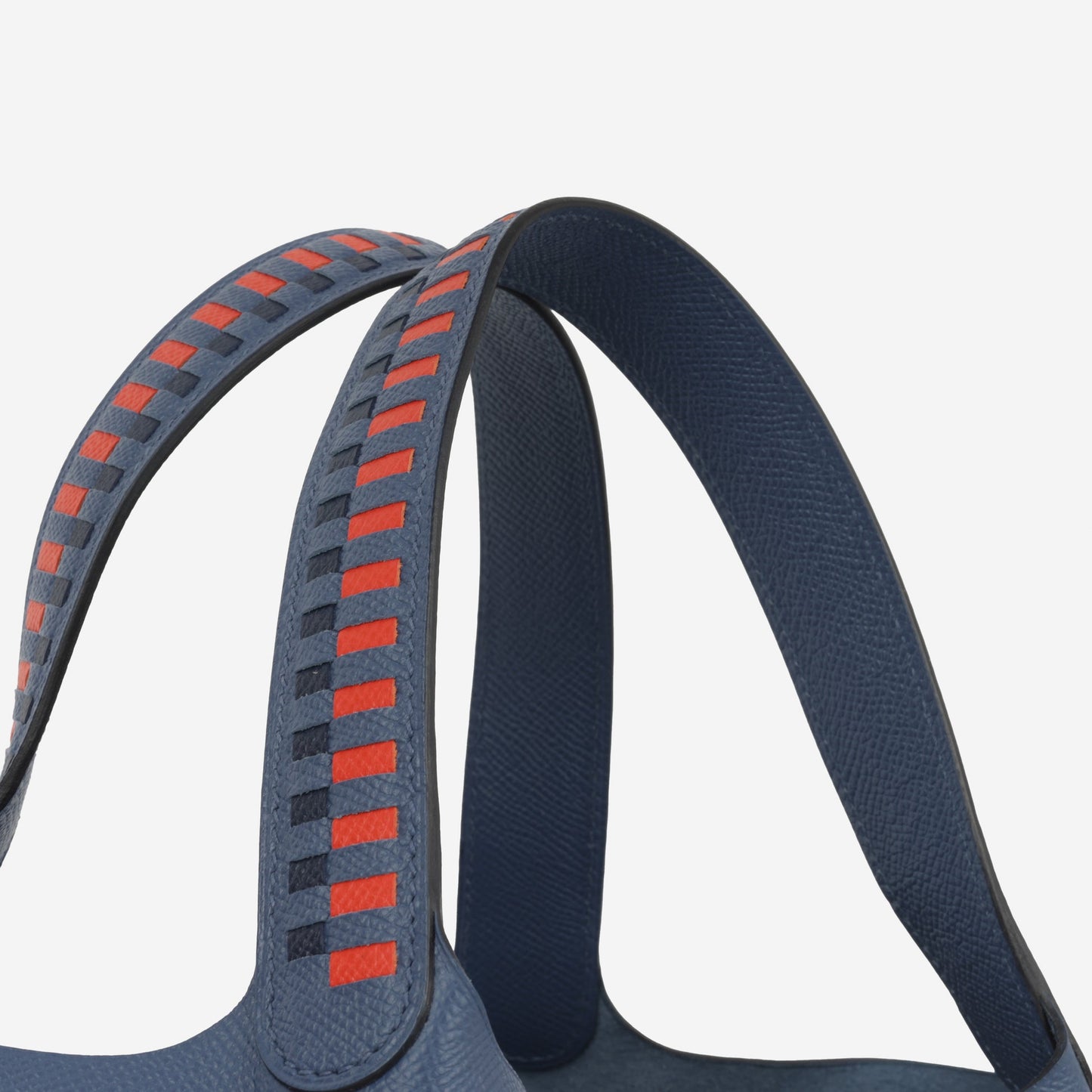 Picotin 22 Leather Braid - Ink Blue / Black / Epsom Brick