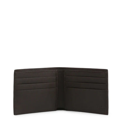 MEN'S BLACK GG BIFOLD LEATHER WALLET