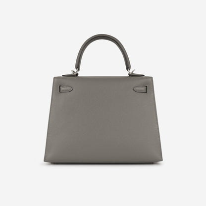 Kelly 25 - Meyer Grey Epsom