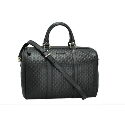 GG BOSTON TASCHE AUS SCHWARZEM LEDER