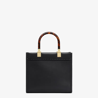 Sunshine Small aus schwarzem Leder