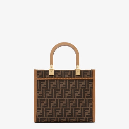 Sunshine Small brauner FF-Jacquardstoff