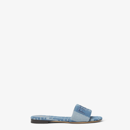 Sonnenschein in hellblauem FF-Denim-Jacquard