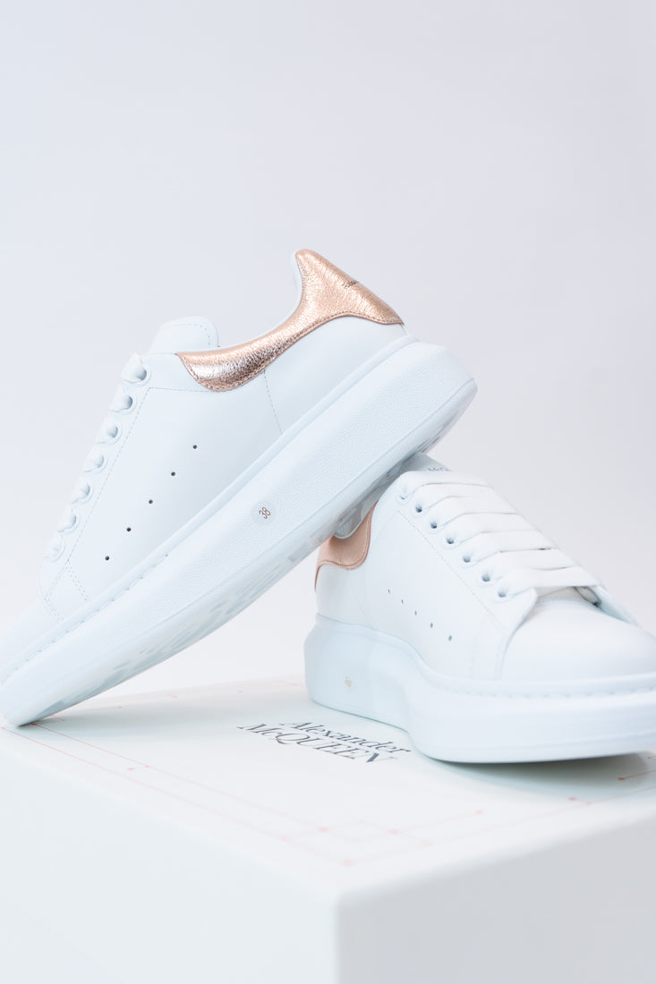 Oversize White Rose Gold Women