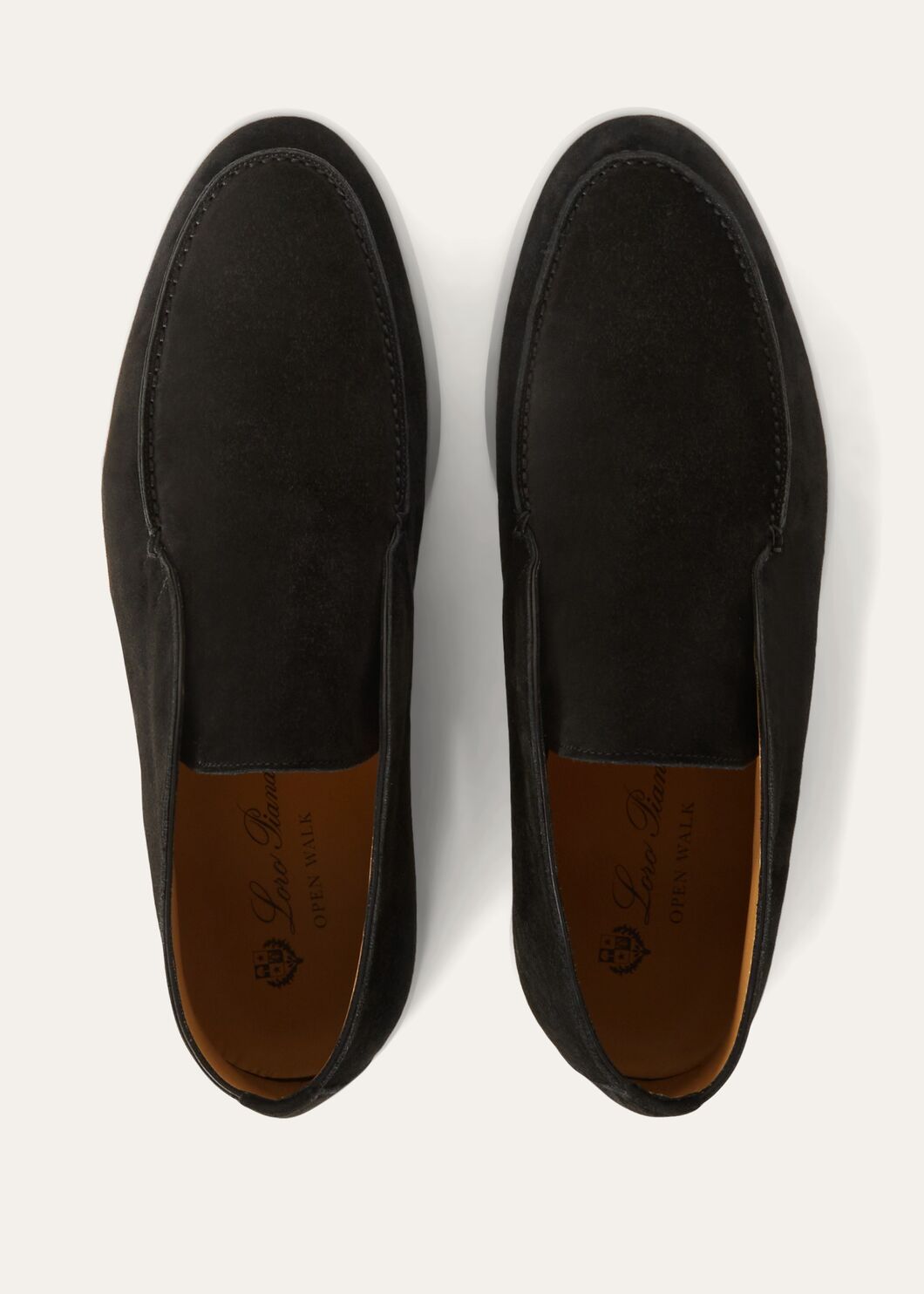Open Walk Ankle Boots aus schwarzem Wildleder