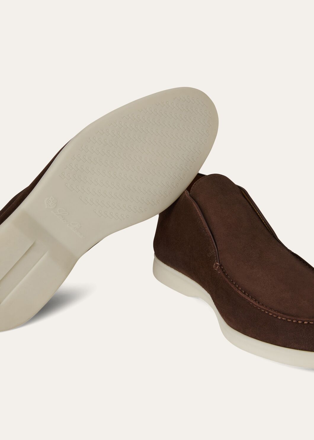 Open Walk Suede Chocolate Ankle Boots