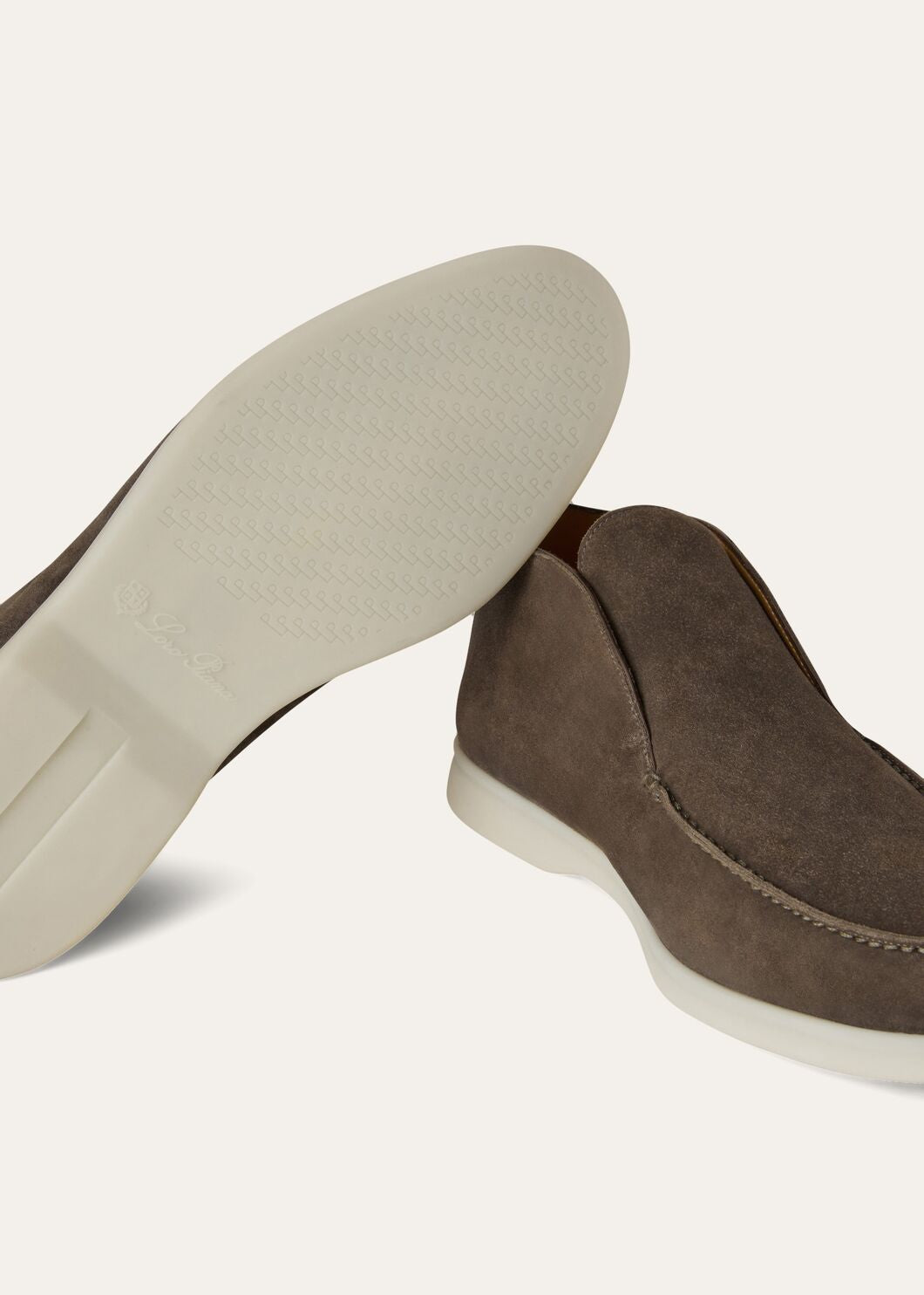 Open Walk Suede Ankle Boots Warm Grey